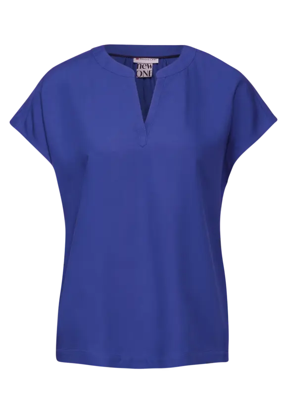 Viskose Blusenshirt - intense royal blue