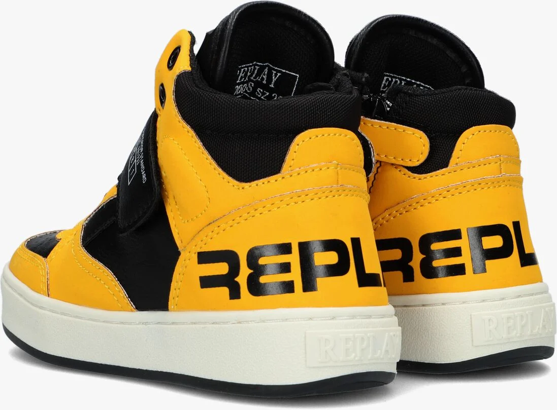 REPLAY gele replay hoge sneaker cobra