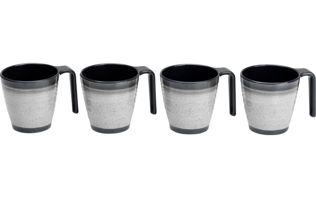 Flamefield Stacking Mug Becher 4er Set 350 ml