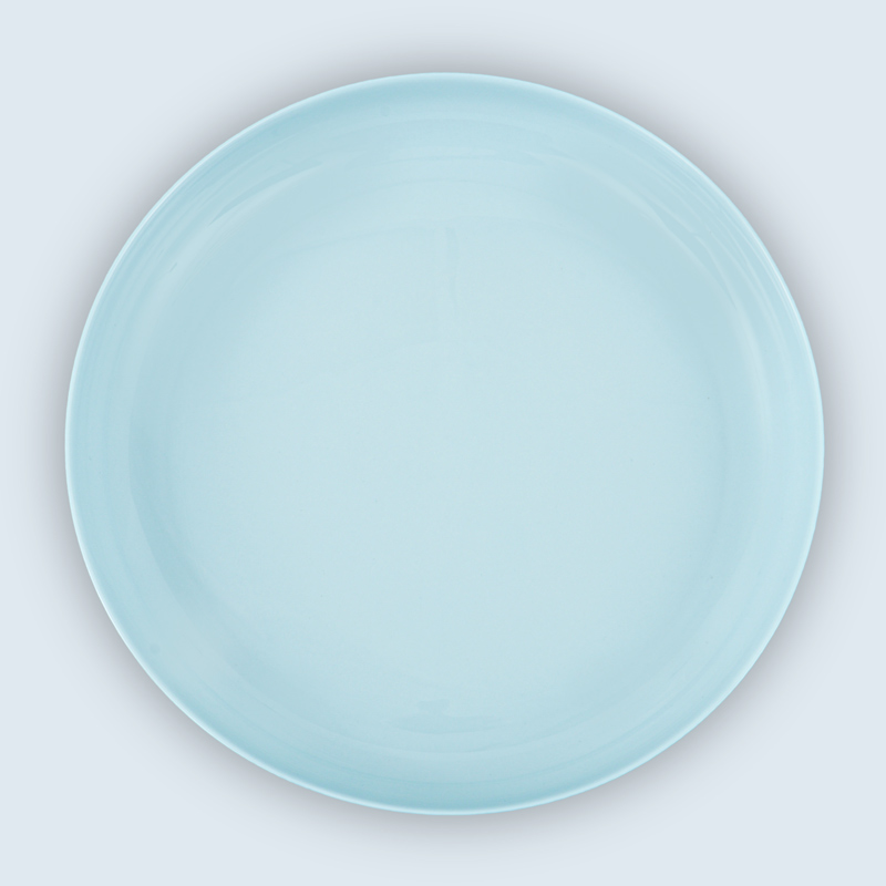 Plat 'Diwali Paradise' en opale bleu