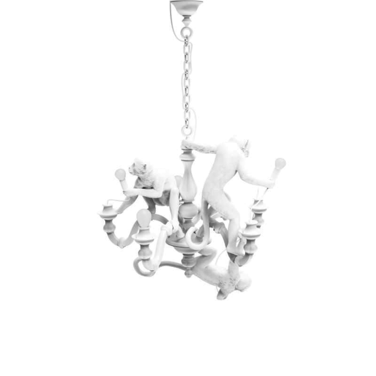 Seletti Monkey kroonluchter zwart