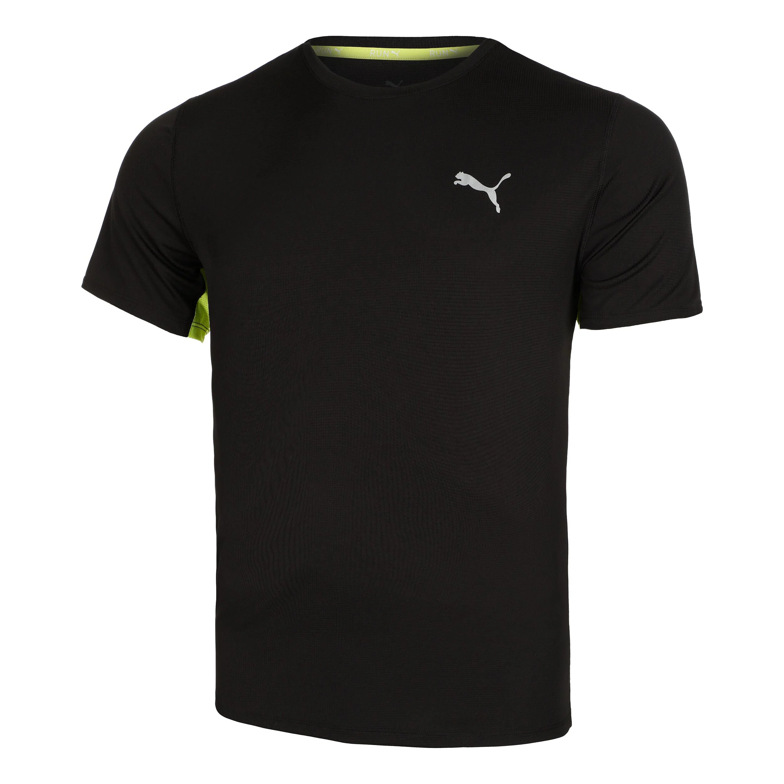 Puma Run Favorite Velocity Maillot De Course Hommes - Noir , Jaune Lemon