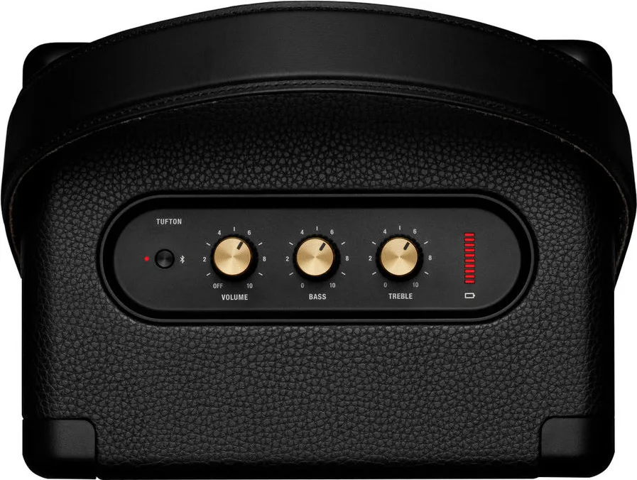Marshall Tufton Black and Brass Enceintes Bluetooth portables