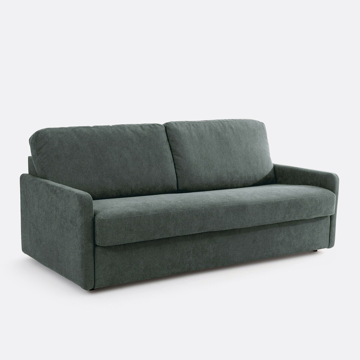 LA REDOUTE INTERIEURS<br>Cama alta, tecido texturizado, Bultex Marta