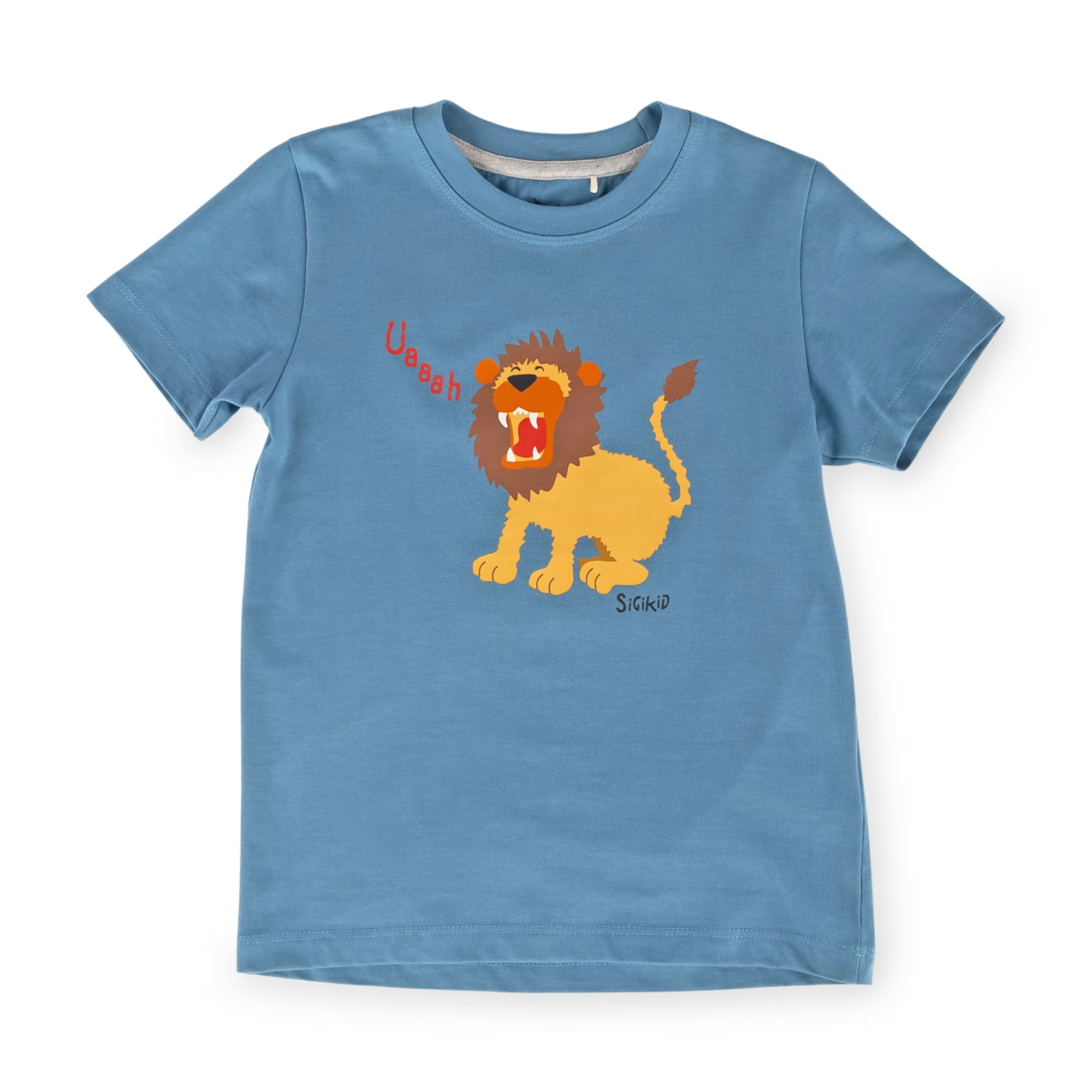 Schlafanzug M - LION lang in blau