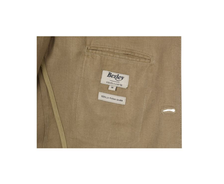 Blazer lin homme Desert - LUBIN