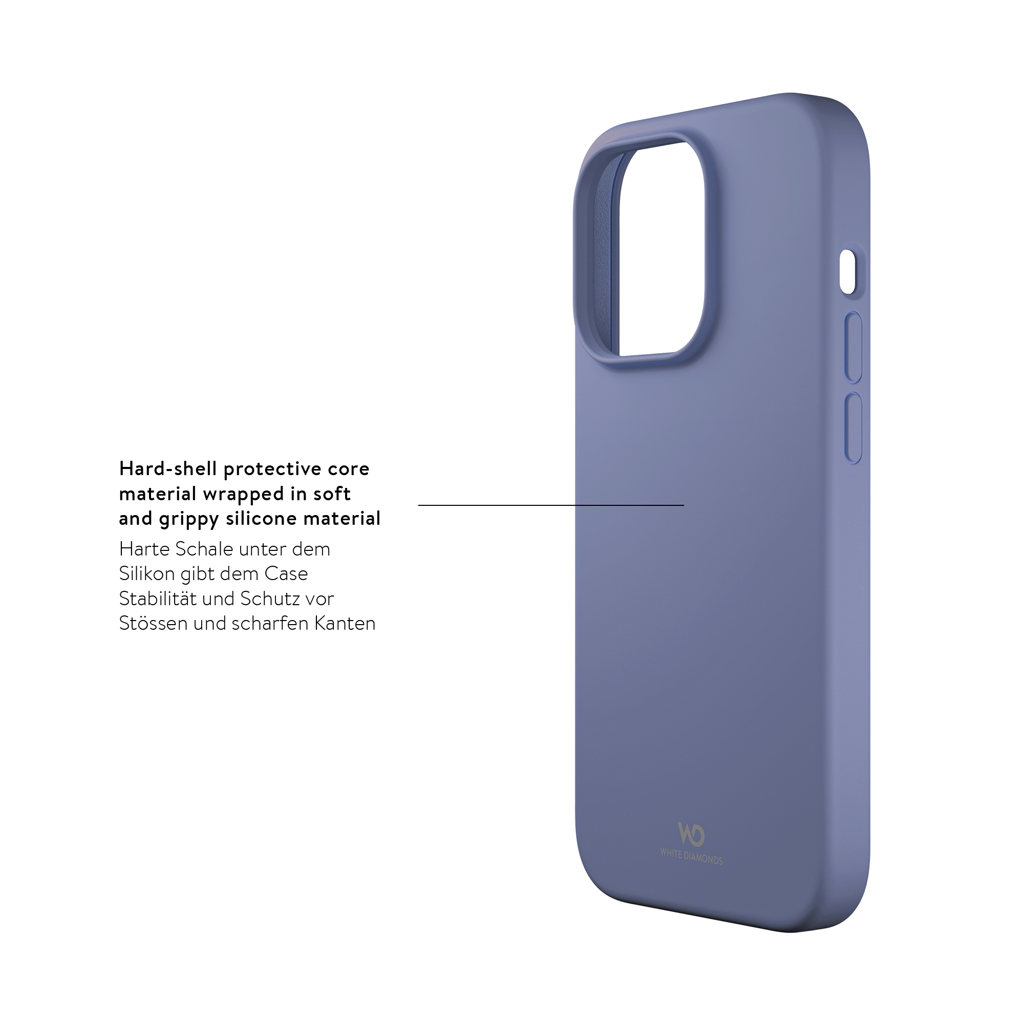 iPhone 14 Pro Max Urban Case Silikon Cover Hülle (1507FIT86) - Serenity Blue