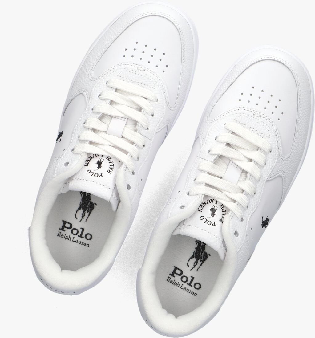 witte polo ralph lauren lage sneakers masters crt d