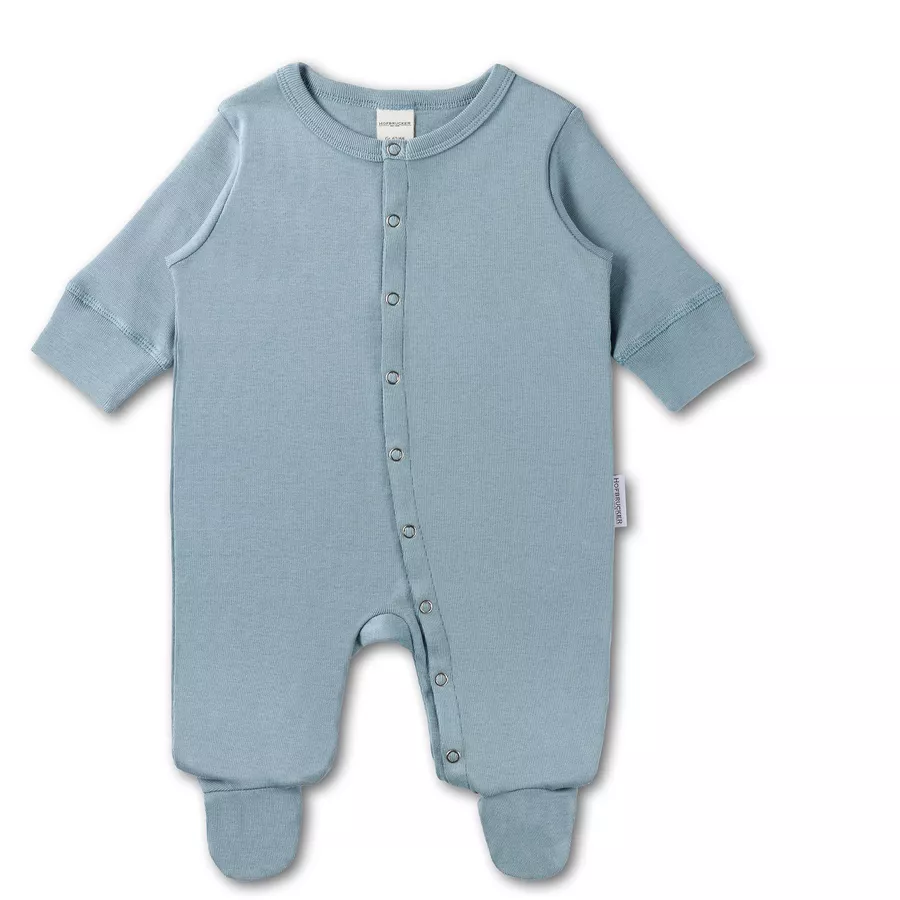 Hofbrucker Baby Schlafanzug Mina Taubenblau