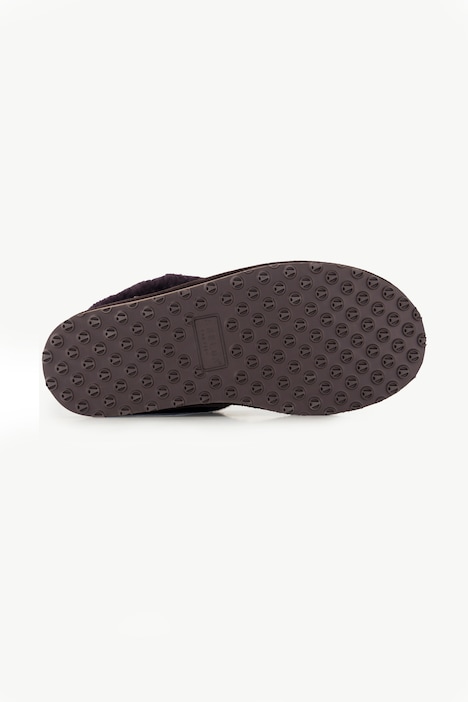 Lammfell-Schuh, Veloursleder, Lammfellfutter