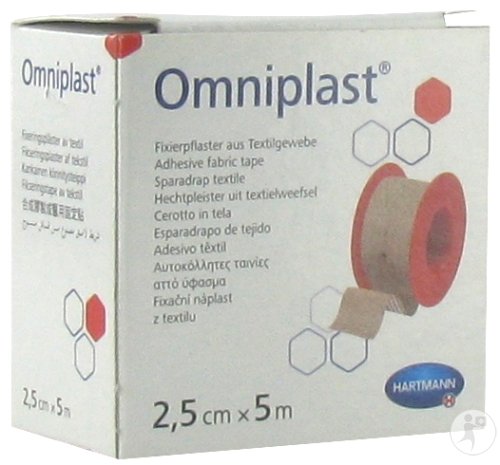 Hartmann Omniplast Sparadrap 2,5cm x 5m Pièce 1