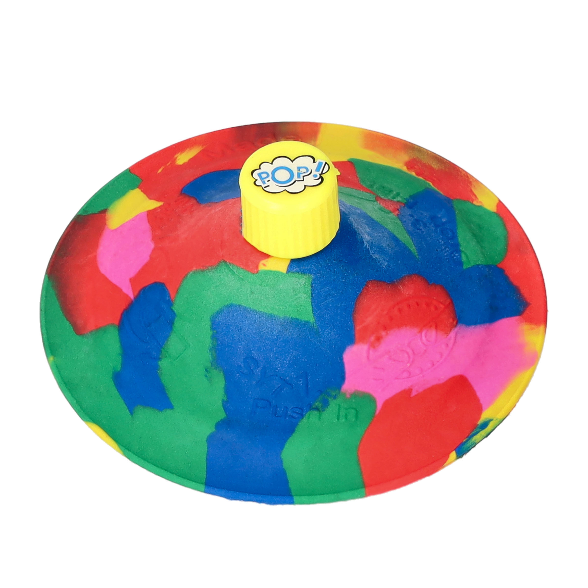 (Ø5cm) Gummi Plopper Kinder Spiel Springender Popball Fidget Spielzeug Bouncing Hüpfschüssel - Bunt