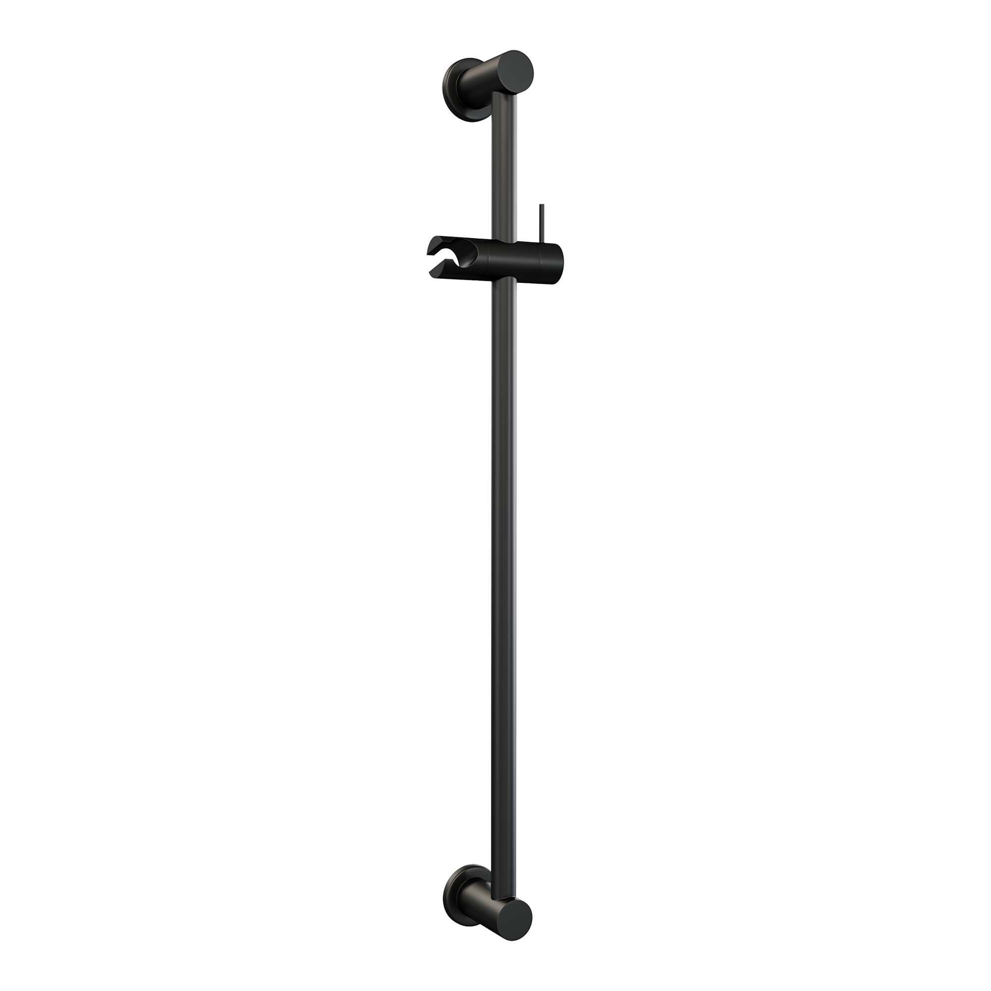 Brauer Black Carving thermostatische douchekraan met glijstang en 3 standen handdouche mat zwart