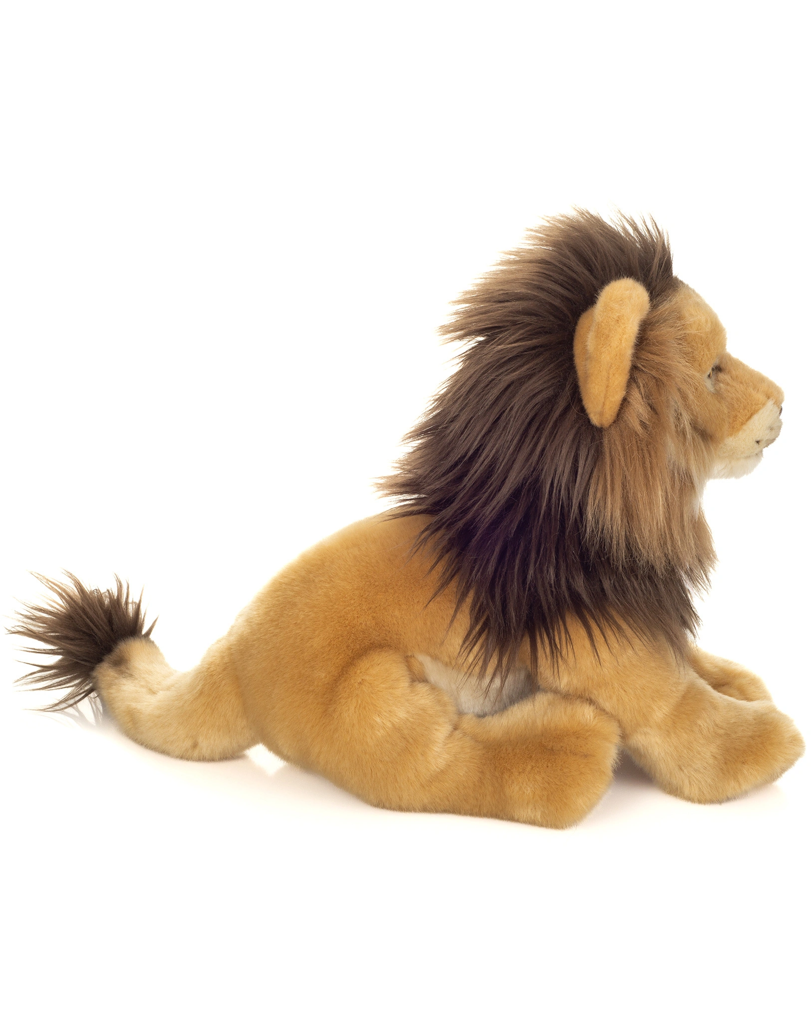 Kuscheltier LÖWE SITZEND (30cm) in braun
