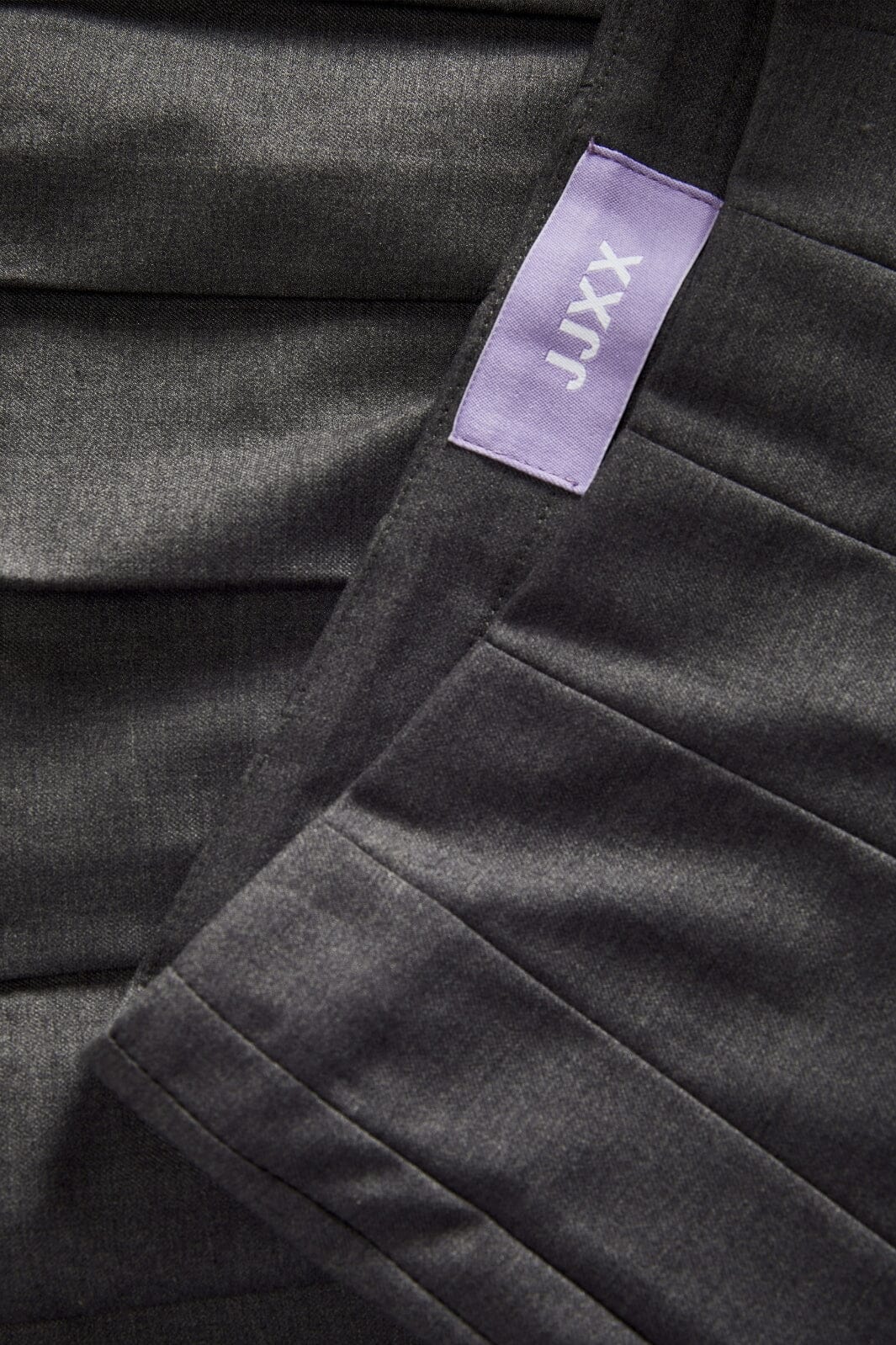 Jjxx Jxellis Short Plisse Skirt Tlr 12274234 4714098 dark grey melange