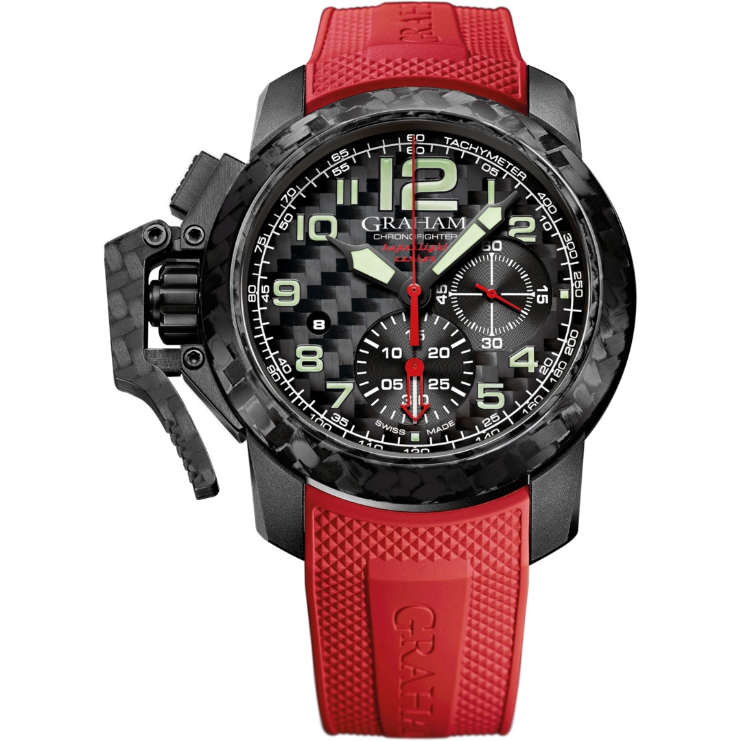 Graham Chronofighter Superlight Carbon Red