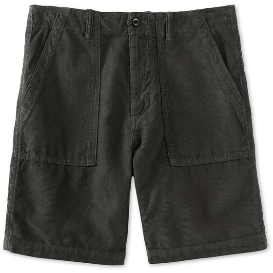 Outerknown Seventyseven Cord Shorts Faded Black Men SU24