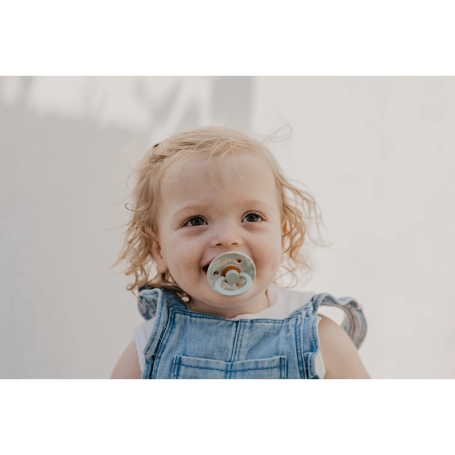 BIBS® Schnuller Colour Ivory  Sage 6-18 Monate, 2 Stk.