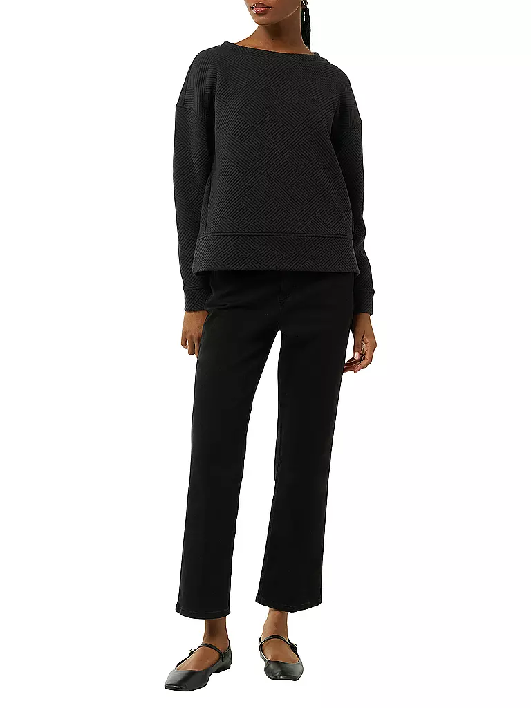 COMMA IDENTITY Sweatshirt schwarz