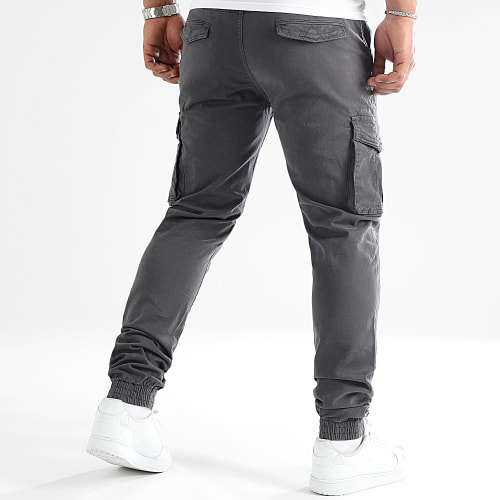 Pantalon Cargo Gris Anthracite
