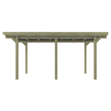 Carport Condor hout 322 x 512 cm