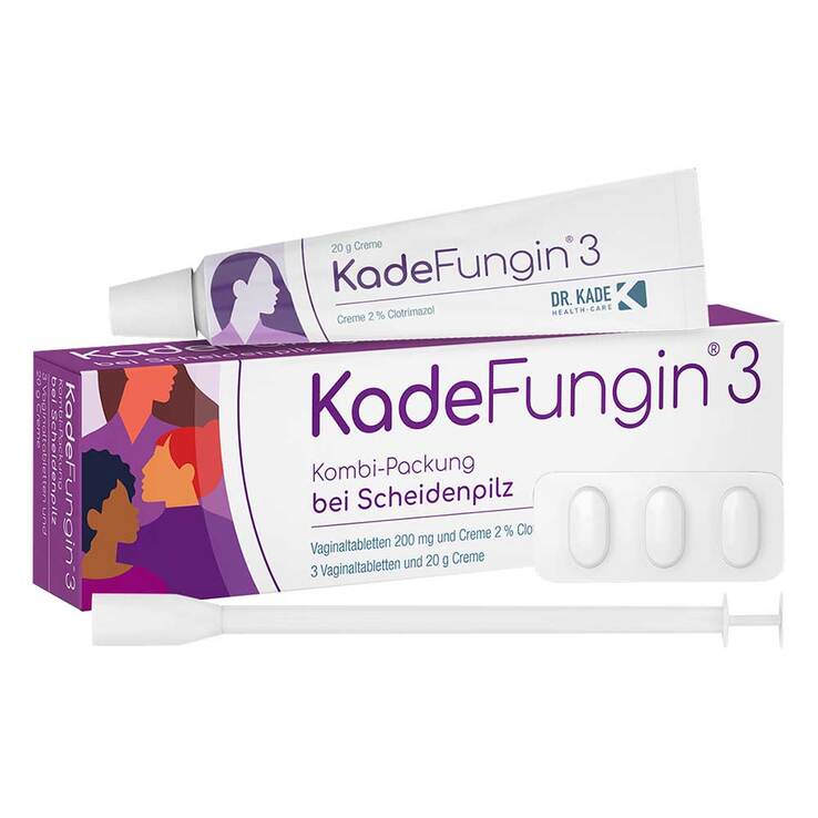 KadeFungin 3 Kombi-Packung 20 g Creme + 3 Vaginaltabletten, 1 St