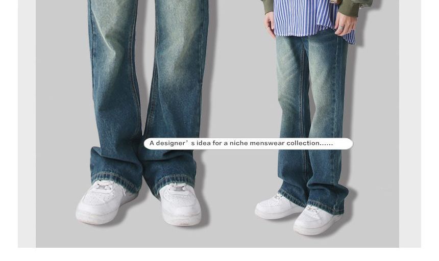 FAERIS - High Waist Washed Boot Cut Jeans