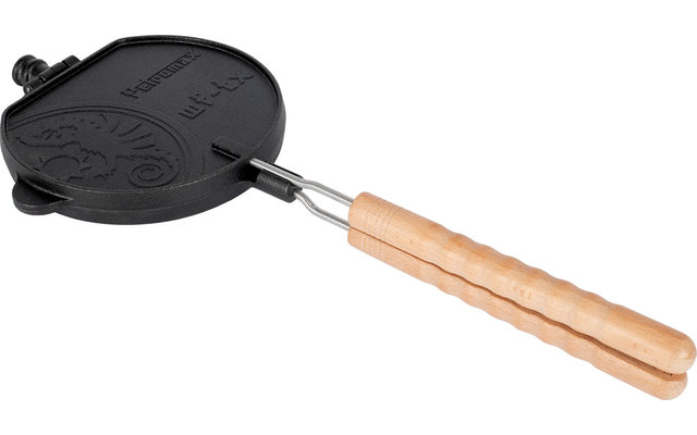 Petromax Gusseisen Wende Waffeleisen inkl. Auflagesstell