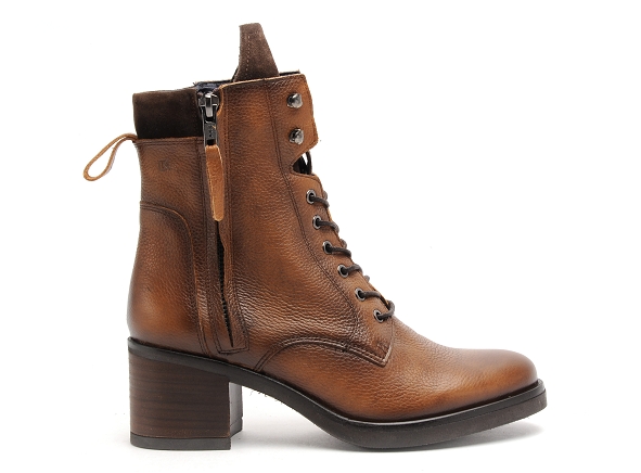 Dorking boots bottine talons femme d8325 marron