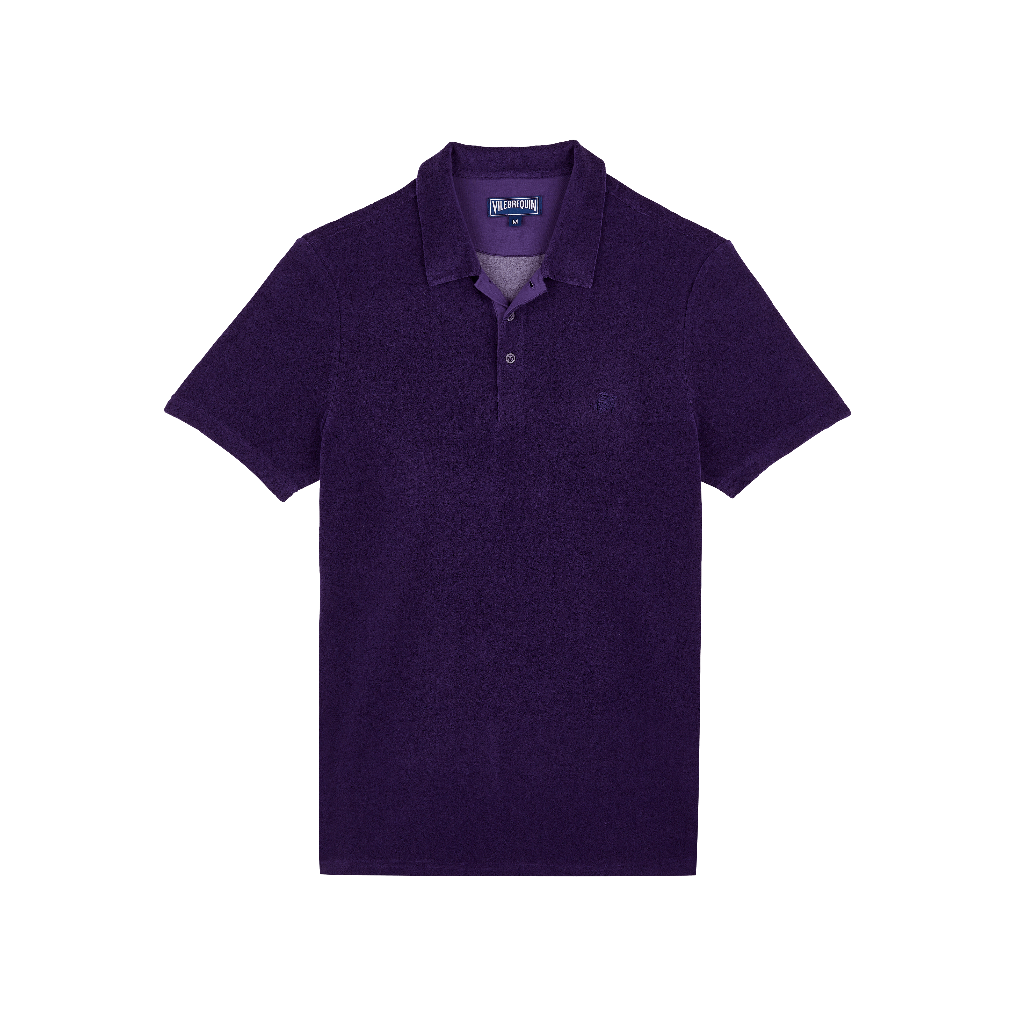 Polo en Coton Éponge Organique Homme Uni
