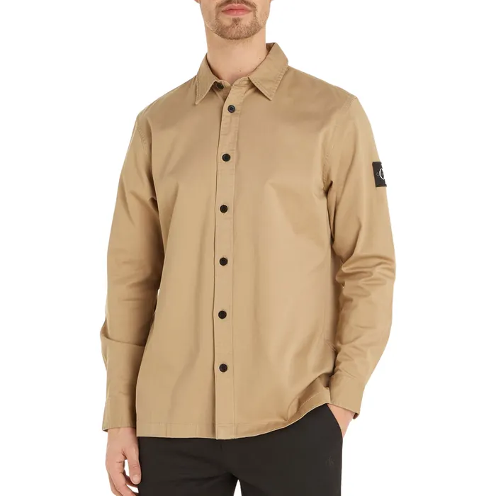 Calvin Klein Monologo Badge Overhemd Heren