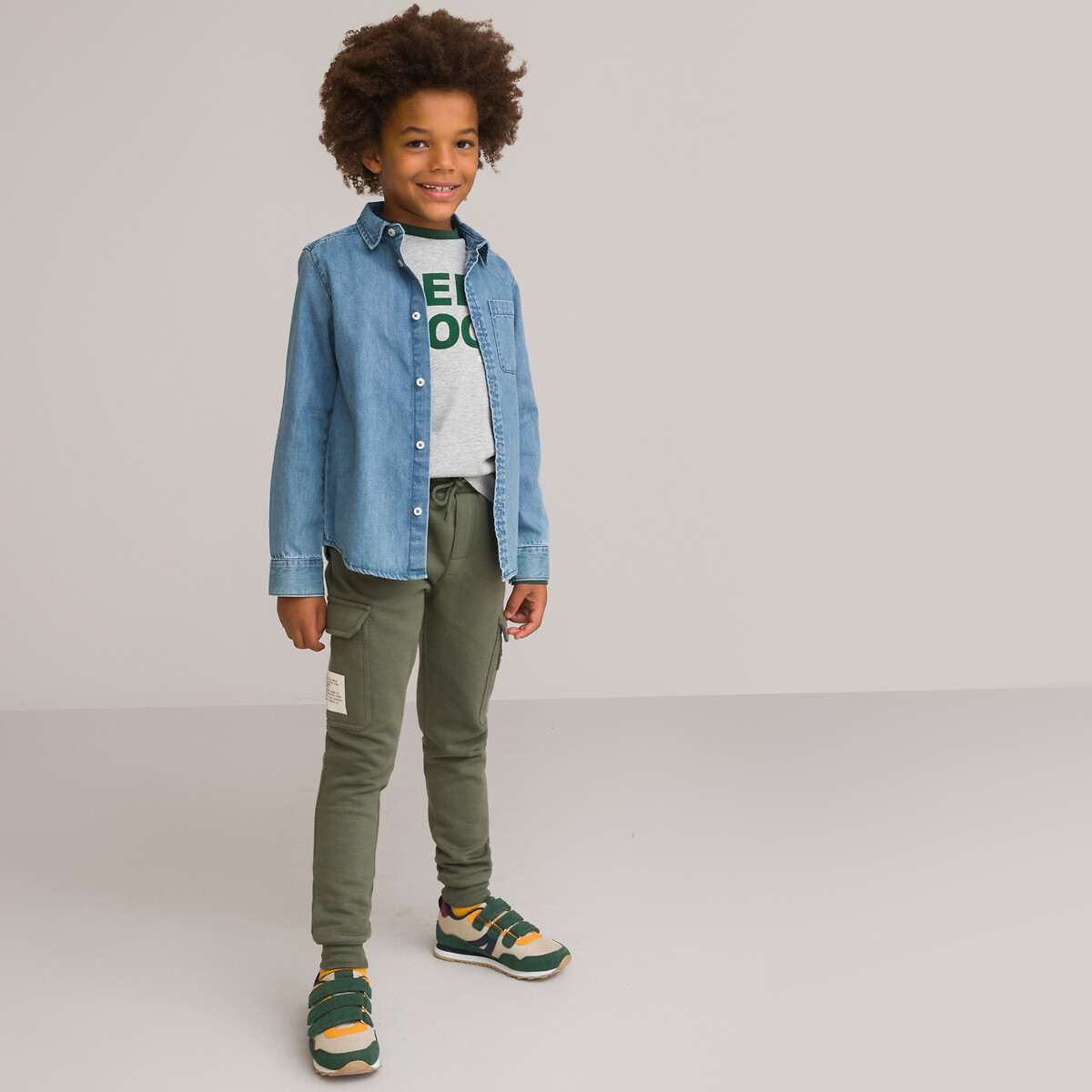 COLEÇÕES LA REDOUTE<br>Camisa jeans de manga comprida
