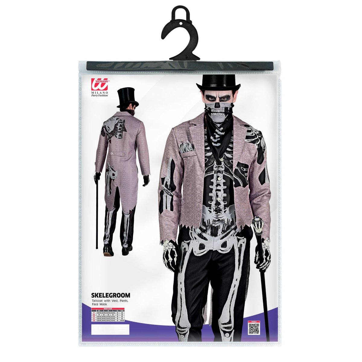 Halloween Kostuum Heren Skelet Bruidegom