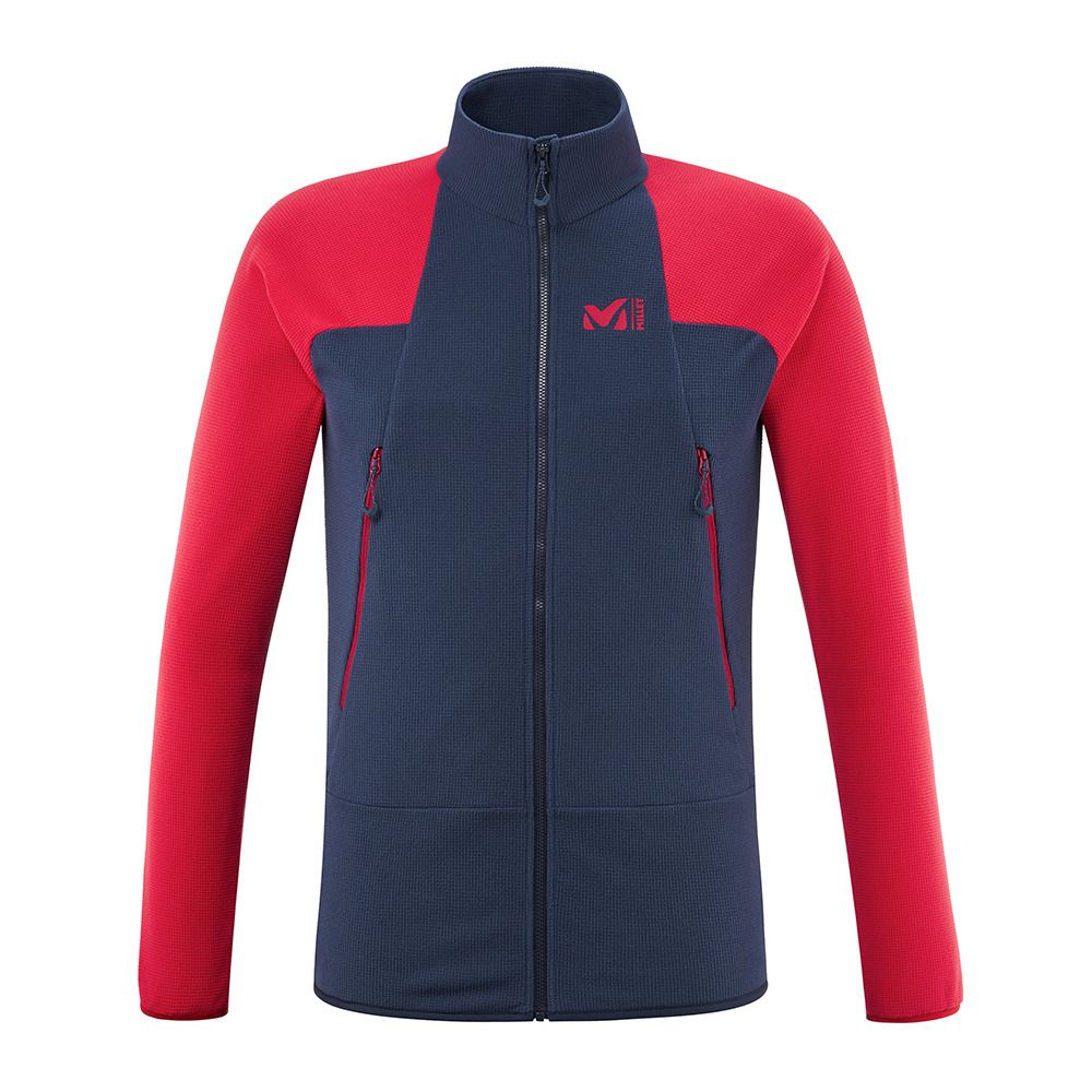 Millet K LIGHTGRID - Polaire Homme saphir/rouge