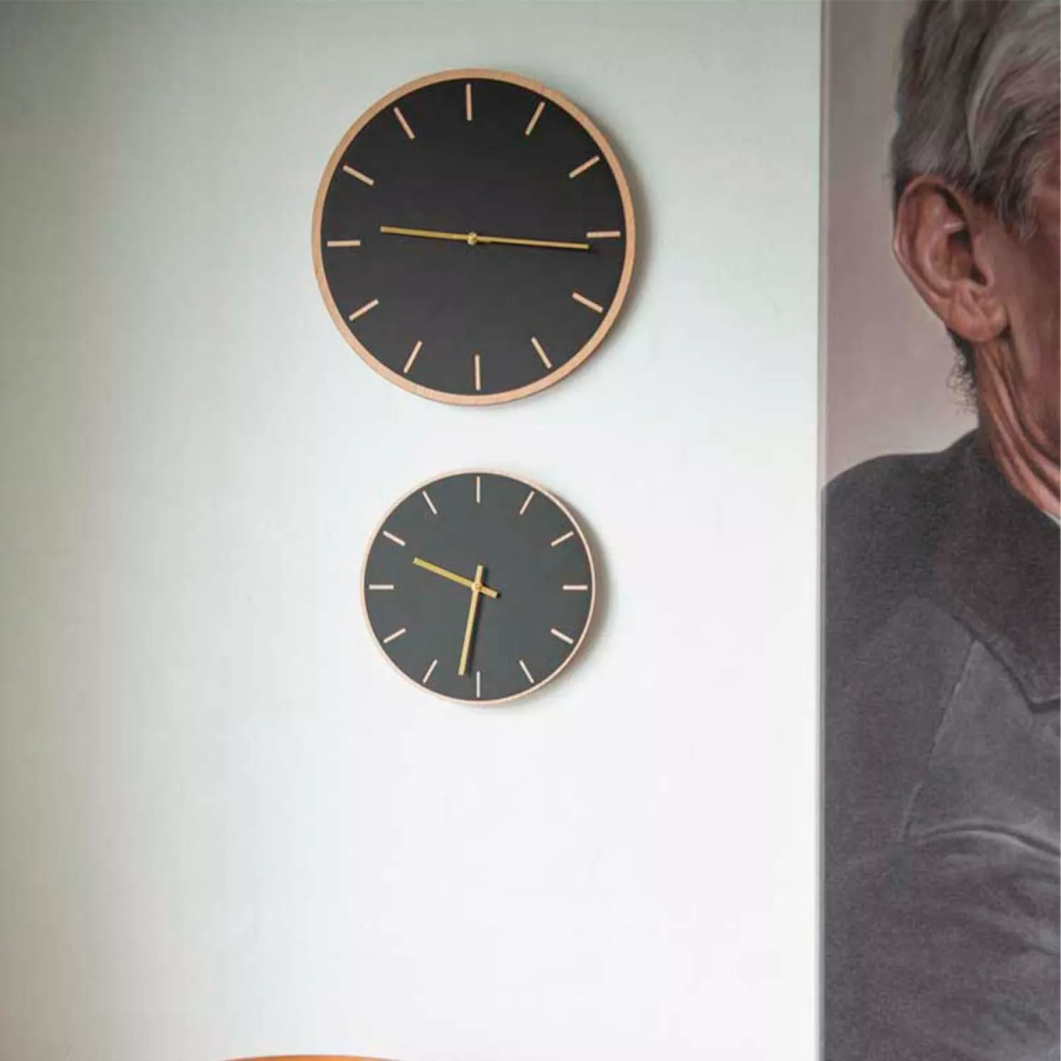 Hemverk Oak Nero Vægur 703402028102
