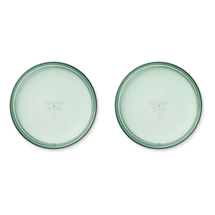 Liewood Bols Nara en tritan  - Set de 2 | Vert pâle