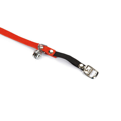 Beeztees Kattenhalsband Suede - Rood