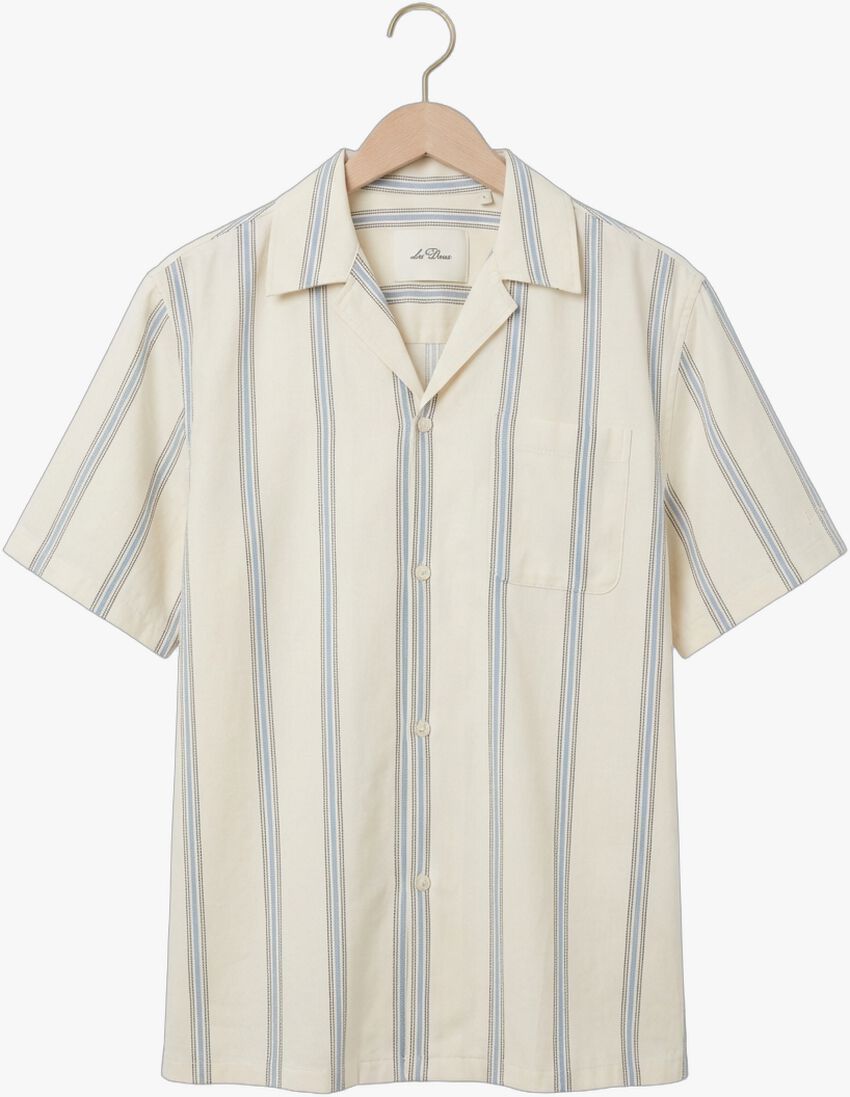 ecru les deux casual overhemd lawson stripe ss shirt
