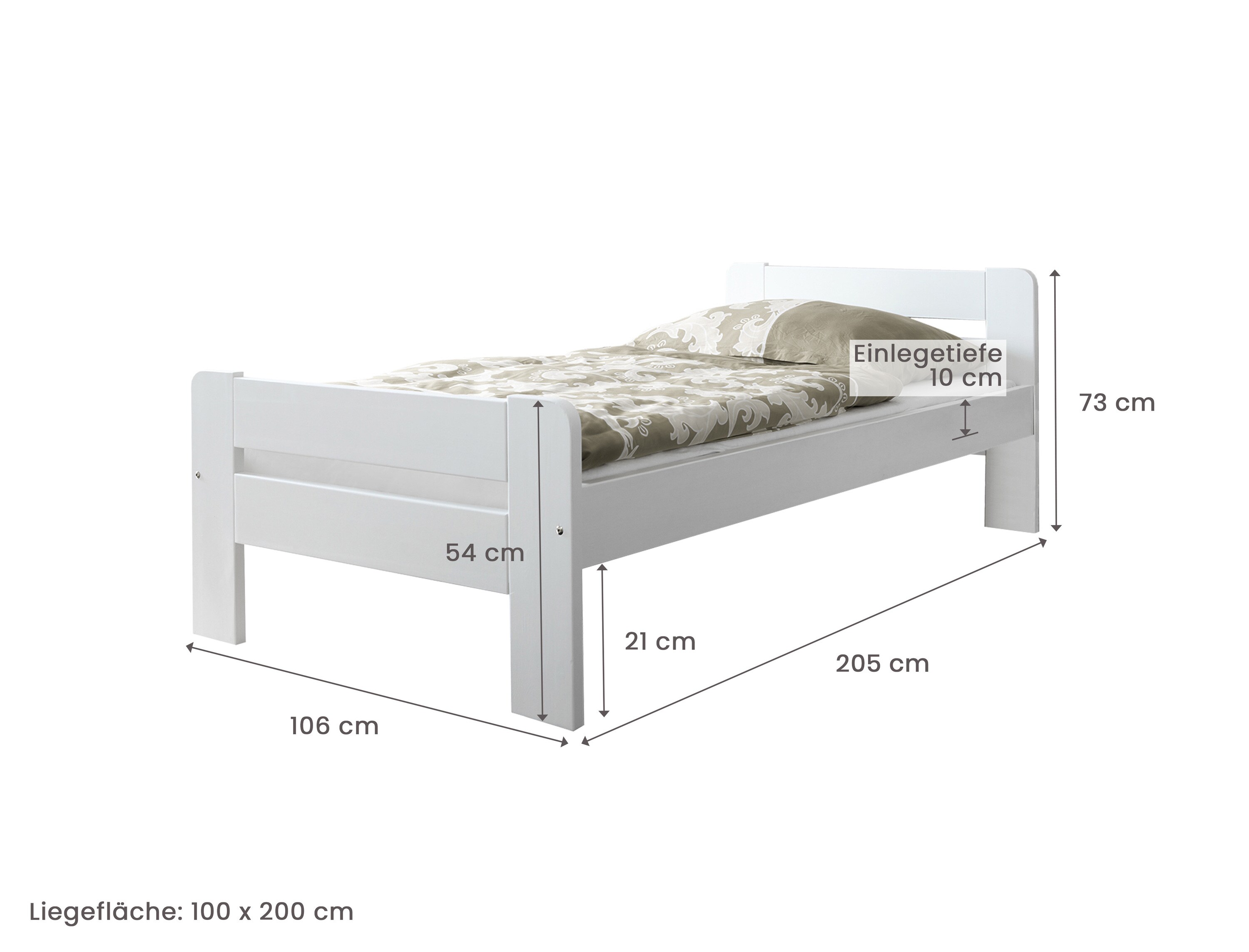 TiCAA Einzelbett 