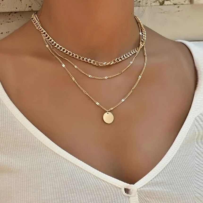 Gemsha - Hanger gelaagde ketting