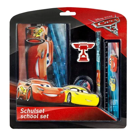 Undercover Schulset Disney Pixar Cars 3, 5-teilig