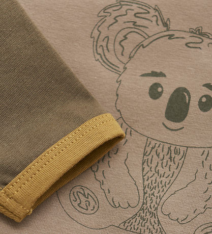 Minymo Body L/æ - Taupe Grau m. Koalabär