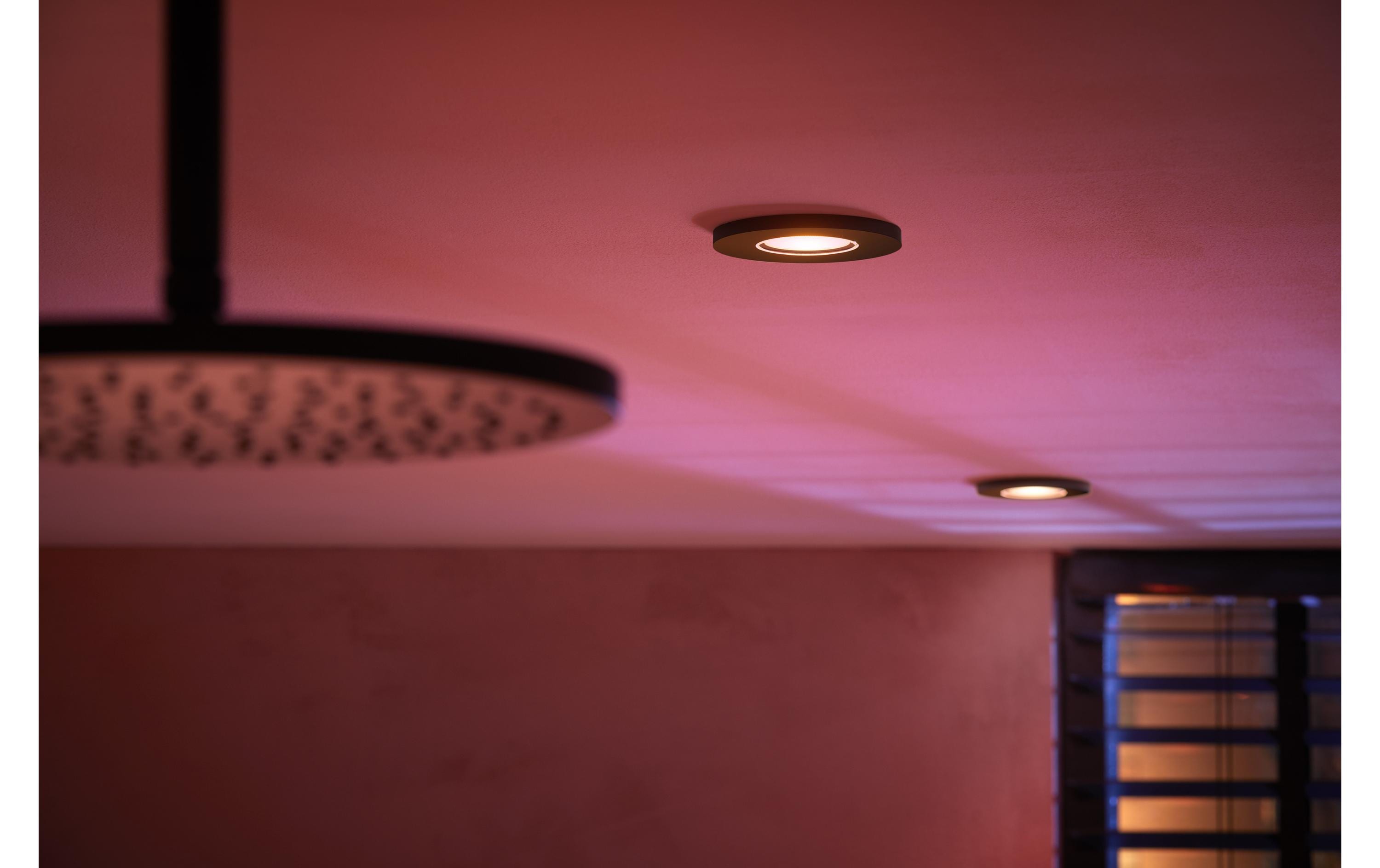 White & Color Ambiance Xamento Einbauspot SchwarzSmartes Licht für jeden Raum