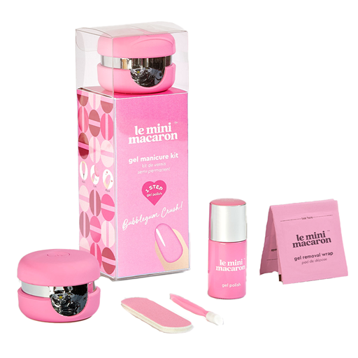 Le Mini Macaron Gel Manicure Kit, Bubblegum Crush