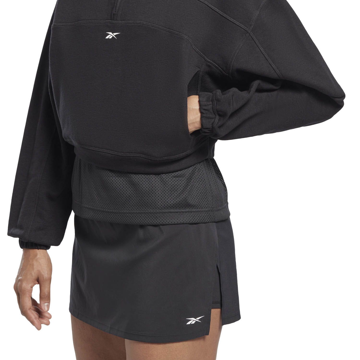 Reebok  Workout Ready Knit 1/4 Zip Sweatshirt