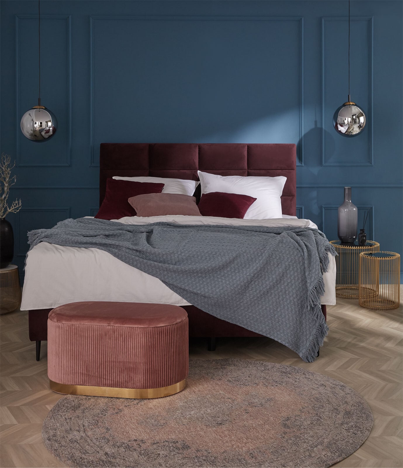 CASAVANTI Hocker Altrosa/Gold