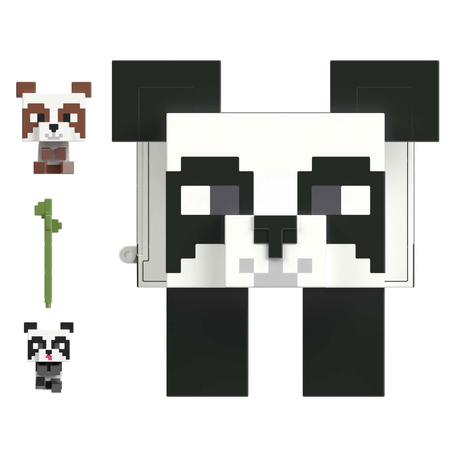 Minecraft MOB Hoofd Mini Panda Speelhuis Speelset