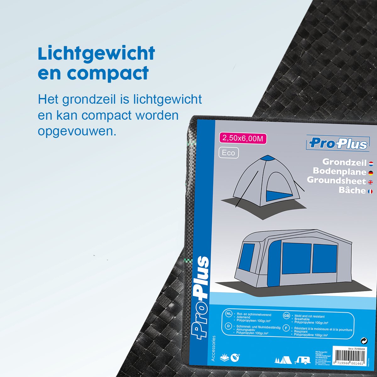 ProPlus Eco grondzeil - 2.5 x 6 meter