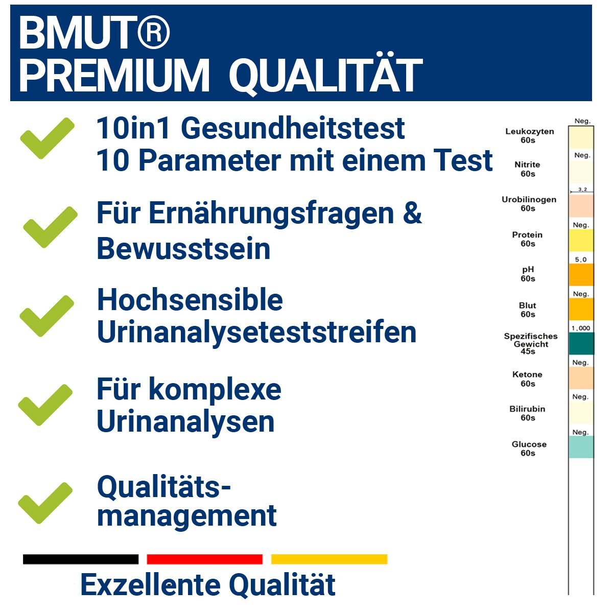 BMUT Gesundheitstest 10in1