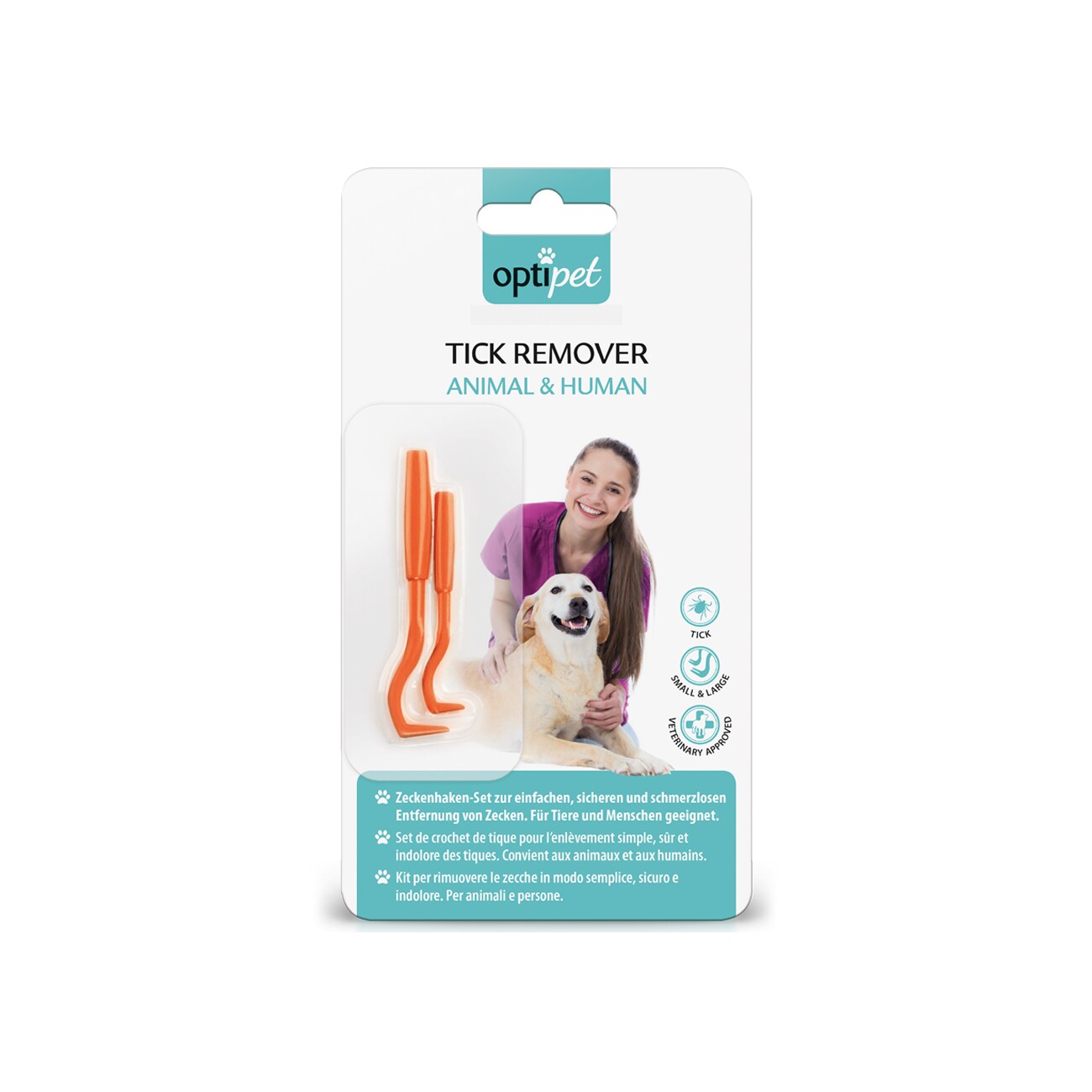 OptiPet Zeckenzangen Set